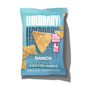 Ranch flavored Popped Protein Chips